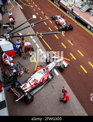 99 GIOVINAZZI Antonio (ita), Alfa Romeo Racing ORLEN C41, Aktion während der Formel-1-Weltmeisterschaft 2021, großer Preis von Monaco vom 20. Bis 23. Mai in Monaco - Foto Antonin Vincent / DPPI / LiveMedia Stockfoto