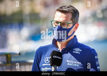 DEMAISON Francois Xavier, Technischer Direktor von Williams Racing F1, Porträt während der Formel 1-Weltmeisterschaft 2021, großer Preis von Monaco vom 20. Bis 23. Mai in Monaco - Foto Antonin Vincent / DPPI Stockfoto