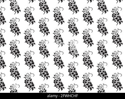 Von Hand gezeichnete abstrakte ditsy Blumen nahtlose Muster. Wiederholende florale .Blumen Muster nahtlose, Hintergrund, Ornament Vektor, handgezeichnete florale Muster Stock Vektor
