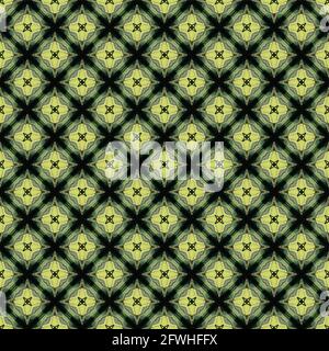 Farbmuster Textur. Farbenfrohe ornamentale Grafik-Dessin. Mosaikverzierungen. Mustervorlage. Vektorgrafik. Stock Vektor