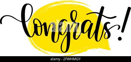 Gratzen Vektor-Schriftzug Design Stock Vektor