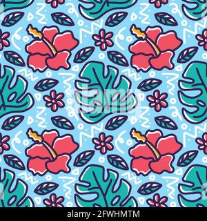 Zeichnung des handgezeichneten Gartens Stock Vektor