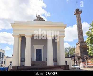 Foto Illustration das imposante Devonport Guildhall in der Ker Street, im Vorort von Plymouth, Devonport. Ein Regency-Gebäude des Architekten John F. Stockfoto