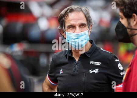 Monte-Carlo, Monaco. Mai 2021. Davide Brivio (ITA, Alpine F1 Team), F1 Grand Prix von Monaco auf dem Circuit de Monaco am 21. Mai 2021 in Monte-Carlo, Monaco. (Foto von HOCH ZWEI) Quelle: dpa/Alamy Live News Stockfoto