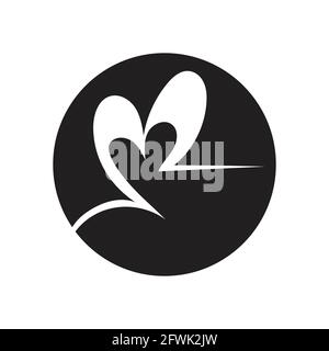 Design der Vektorgrafik für das M-Logo Stock Vektor