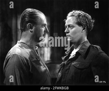 JACK WARNER UND JIMMY HANLEY IM GEFANGENENHERZ 1946 regisseur BASIL DEARDEN Originalgeschichte Patrick Kirwan Drehbuch Angus MacPhail Und Guy Morgan, die künstlerische Leitung von Michael Relph, Produzent Michael Balcon Ealing Studios / Eagle-Lion Distributors Limited Stockfoto