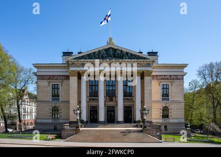 Säätytalo, das Haus der Estates, in Helsinki, Finnland Stockfoto