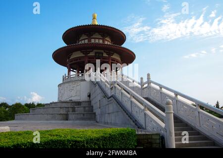 XI 'an Datang furong Gartenfahne Kiosk Stockfoto