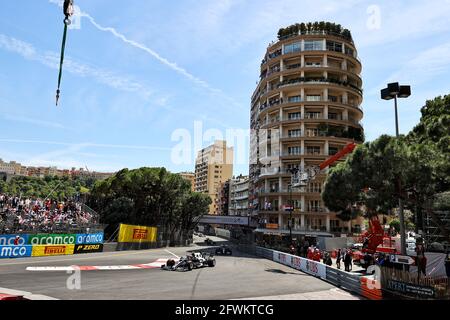Monte Carlo, Monaco. Mai 2021. Pierre Gasly (FRA) AlphaTauri AT02. Großer Preis von Monaco, Sonntag, 23. Mai 2021. Monte Carlo, Monaco. Quelle: James Moy/Alamy Live News Stockfoto