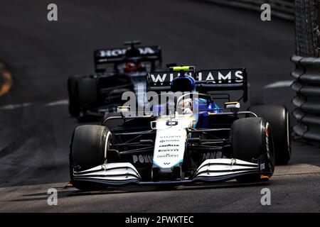 Monte Carlo, Monaco. Mai 2021. Nichola Latifi (CDN) Williams Racing FW43B. Großer Preis von Monaco, Sonntag, 23. Mai 2021. Monte Carlo, Monaco. Quelle: James Moy/Alamy Live News Stockfoto