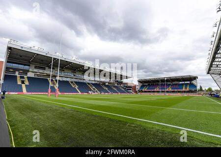 Ein allgemeiner Blick auf das Emerald Headingley Stadium, das Heimstadion der Leeds Rhinos Stockfoto