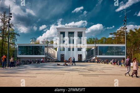 State Central Cinema Museum, Pavillon N36, Ausstellung der Errungenschaften der nationalen Wirtschaft, Wahrzeichen: Moskau, Russland - 07. Mai 2021 Stockfoto