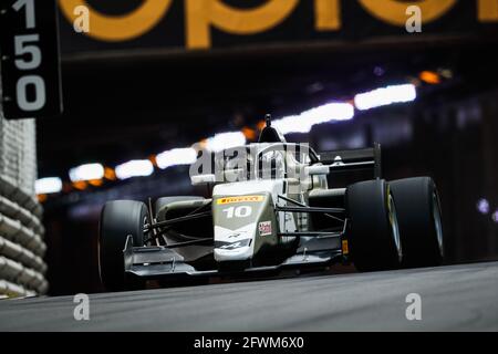 10 DAVID Hadrien, R-ace GP, Aktion während der 3. Runde der Formel-Regional-Europameisterschaft 2021 von Alpine in Monaco, vom 21. Bis 23. Mai 2021 - Foto Antonin Vincent / DPPI Stockfoto