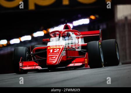 12 VIDALES David, Prema Powerteam, Aktion während der 3. Runde der Formel-Regional-Europameisterschaft 2021 von Alpine in Monaco, vom 21. Bis 23. Mai 2021 - Foto Antonin Vincent / DPPI Stockfoto