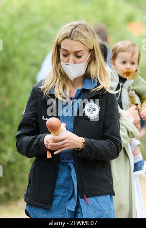 23. Mai 2021, Madrid, Madrid, Spanien: Marta Ortega nimmt an der Longines Global Champions Tour 2021 Madrid Teil. Tag 3 im Club de Campo Villa de Madrid am 23. Mai 2021 in Madrid, Spanien (Bildnachweis: © Jack Abuin/ZUMA Wire) Stockfoto