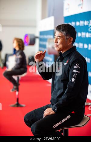 Kojiro Shiraishi (Jap), Porträt während der Preisverleihung der Vendée Globe 2020-2021, 9. Auflage des Solo-Nonstop-Weltjahrennens am 2. Mai 2021 in Les Sables-d'Olonne, Frankreich - Foto Thomas Deregnieaux / DPPI Stockfoto