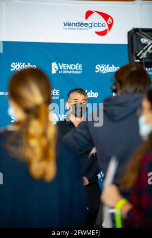 Kojiro Shiraishi (Jap), Porträt während der Preisverleihung der Vendée Globe 2020-2021, 9. Auflage des Solo-Nonstop-Weltjahrennens am 2. Mai 2021 in Les Sables-d'Olonne, Frankreich - Foto Thomas Deregnieaux / DPPI Stockfoto