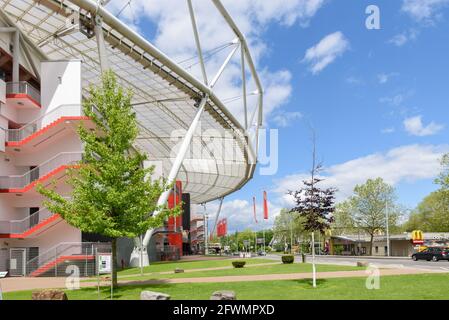 Leverkusen, Deutschland. Mai 2021. Allgemeine Eckansicht der BayArena, Leverkusen. Kredit: SPP Sport Pressefoto. /Alamy Live News Stockfoto