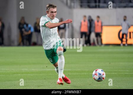 Sam Vines (13), Verteidiger von Colorado Rapids, während eines MLS-Spiels gegen den FC Los Angeles am Samstag, den 22. Mai 2021 in Los Angeles, CA. LAFC besiegte den Ra Stockfoto