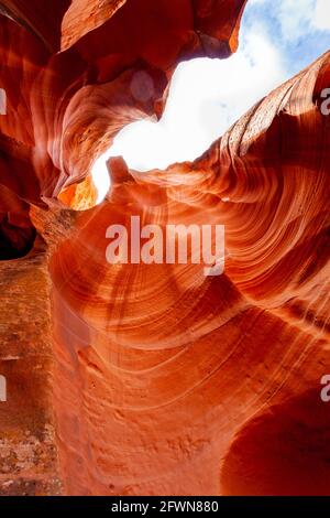 Antelope Cave in der Nähe von Page Arizona Stockfoto