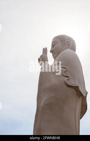 budai in Vinh trang Chua ist ein buddhistischer Tempel in der Nähe von My Tho in der Mekong-Delta-Region im Süden Vietnams. Es ist einer der bekanntesten Tempel in der r Stockfoto