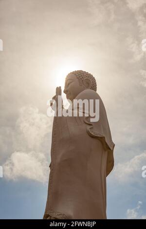 budai in Vinh trang Chua ist ein buddhistischer Tempel in der Nähe von My Tho in der Mekong-Delta-Region im Süden Vietnams. Es ist einer der bekanntesten Tempel in der r Stockfoto