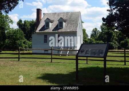 Washington, DC, USA. Juni 2020. 20200622: Das Watt House liegt auf dem Schlachtfeld der Gaines' Mill, Teil des Richmond National Battlefield Park östlich von Richmond, Virginia. Quelle: Chuck Myers/ZUMA Wire/Alamy Live News Stockfoto