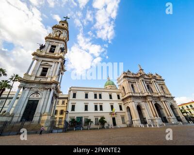 Pontificio Santuario della Beata Vergine del Santo Rosario di Pompei - Region Kampanien, Italien Stockfoto