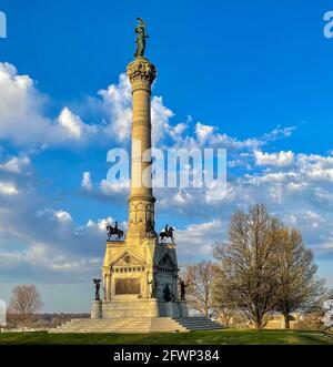 Soldier's and Sailor's Monument in des Moines, Iowa Stockfoto