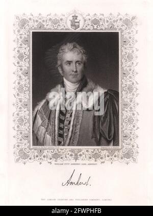 William Pitt der Jüngere (1759-1806) nach hoppner. Premierminister. TALLIS c 1855 Stockfoto