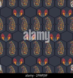 Nahtloses Paisley-Muster Stock Vektor