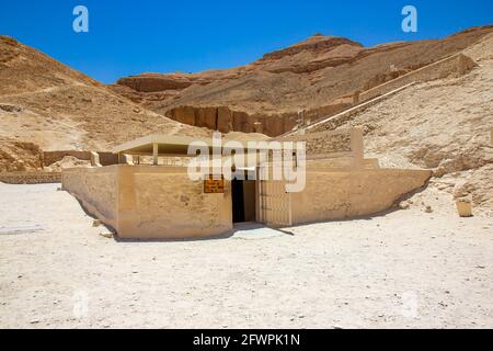 Das Grab des pharao Tutanchamun im Tal der Könige, Luxor, Ägypten Stockfoto