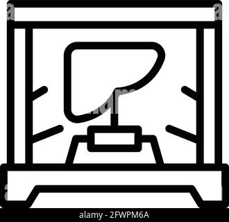 Symbol für künstliche Leber. Umriss Artificial Liver Vektor-Symbol für Web-Design isoliert auf weißem Hintergrund Stock Vektor