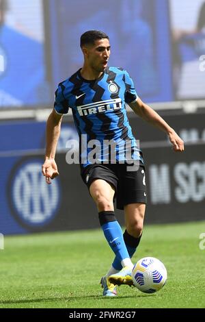 Achraf Hakimi (Inter) Während der italienischen Serie A Spiel zwischen Inter 5-1 Udinese im Giuseppe Meazza Stadion am 23. Mai 2021 in Mailand, Italien. (Foto von Maurizio Borsari/AFLO) Stockfoto