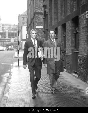 Aktenfoto vom 21-08-1962 von Max Mosley (links). Ausgabedatum: Montag, 24. Mai 2021. Stockfoto