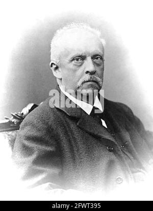 HERMANN von HELMHOLTZ (1821-1894) deutscher Physiker und Arzt Stockfoto