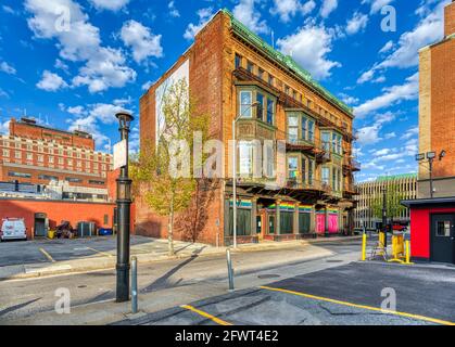 Dark Lady / 19 Snow Street / gar Bar & Nachtclub Stockfoto