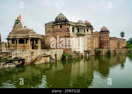 Verschiedene Ansichten des Cittorgarh Fort Stockfoto