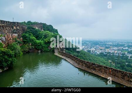 Verschiedene Ansichten des Cittorgarh Fort Stockfoto