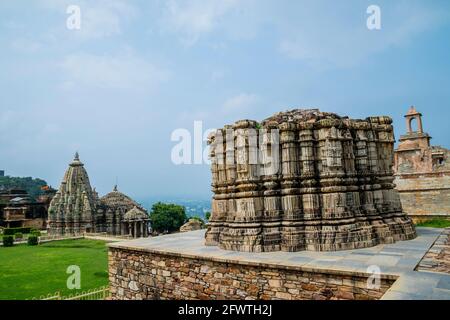 Verschiedene Ansichten des Cittorgarh Fort Stockfoto