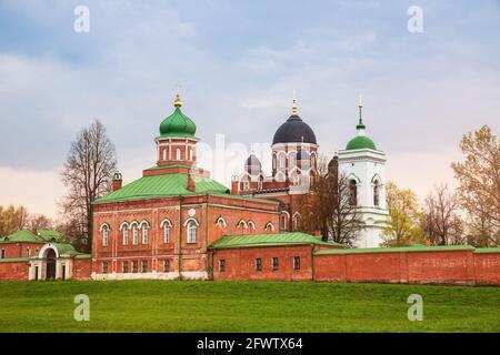 Spaso-Borodinsky Kloster in der Nähe von Borodino Feld, Ort der Schlacht von Borodino, Region Moskau, Russland Stockfoto