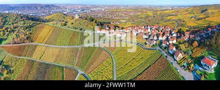 Stuttgart, 7. April 2020: Grabkapelle Württemberg Rotenberg Stockfoto