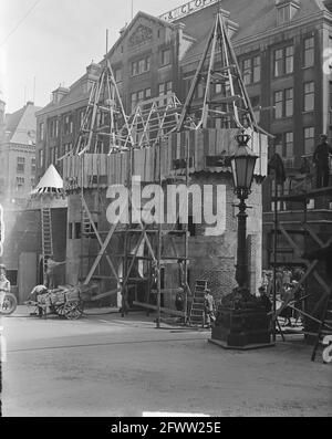 Bau der Damstad-Firma Van Werven, 29. Mai 1950, Veranstaltungen, Niederlande, Foto der Presseagentur des 20. Jahrhunderts, Neuigkeiten zum erinnern, Dokumentarfilm, historische Fotografie 1945-1990, visuelle Geschichten, Menschliche Geschichte des zwanzigsten Jahrhunderts, Momente in der Zeit festzuhalten Stockfoto