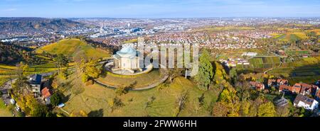 Stuttgart, 7. April 2020: Grabkapelle Württemberg Rotenberg Stockfoto