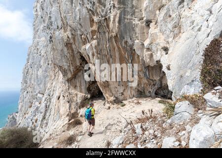 Goat's Hair oder Twin Caves, Gibraltar Stockfoto