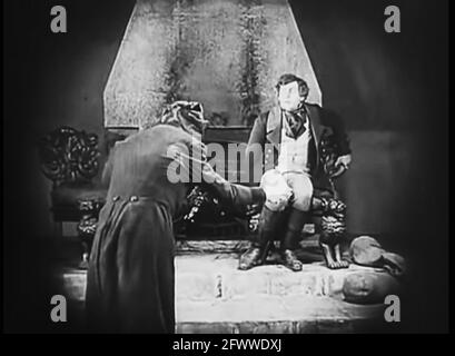 Vintage Screenshot von F W Murnaus Nosferatu Stockfoto