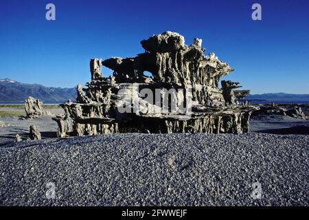 Sandtufas in Mono Lake; Kalifornien; USA. Stockfoto