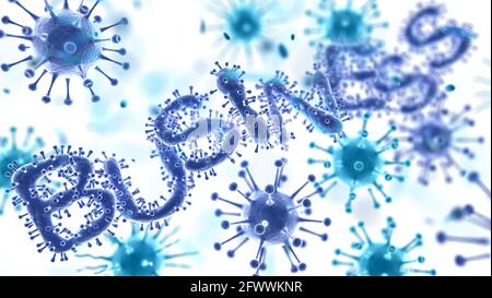 Geschäftliche Probleme während der Geschäftszeit. Konzeptionelle 3d-Illustration Stockfoto