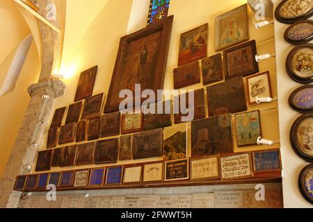 Ex voto Kapelle ND du Mai La Seyne sur Mer Stockfoto