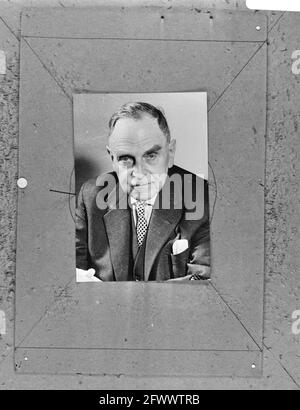 Prof. Otto Hahn (1879-1968), Entdecker der Atomspaltung. Nobelpreisträger für Chemie 1944, 16. April 1970, Nobelpreis für Chemie, Nuklearphysiker, Porträts, Niederlande, Foto der Presseagentur des 20. Jahrhunderts, Nachrichten zur Erinnerung, Dokumentarfilm, historische Fotografie 1945-1990, visuelle Geschichten, Menschliche Geschichte des zwanzigsten Jahrhunderts, Momente in der Zeit festzuhalten Stockfoto